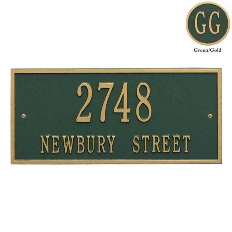 Whitehall Hartford Wall One Line Address Plaque - Image 5