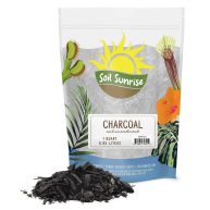 Soil Sunrise Horticultural charcoal for Indoor Plants, Hardwood Soil Amendment for Orchids, Terrariums, and gardening