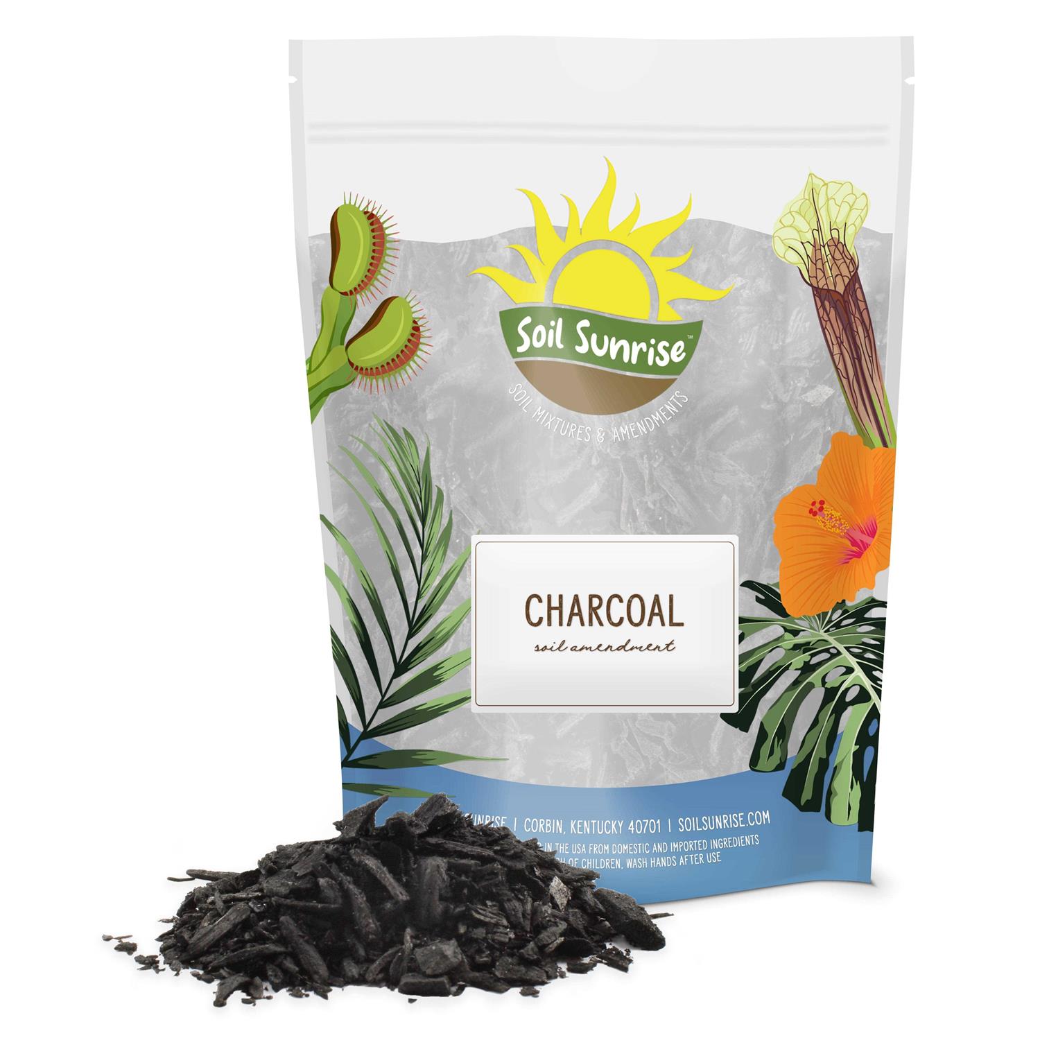 Soil Sunrise Horticultural charcoal for Indoor Plants, Hardwood Soil Amendment for Orchids, Terrariums, and gardening - Image 5