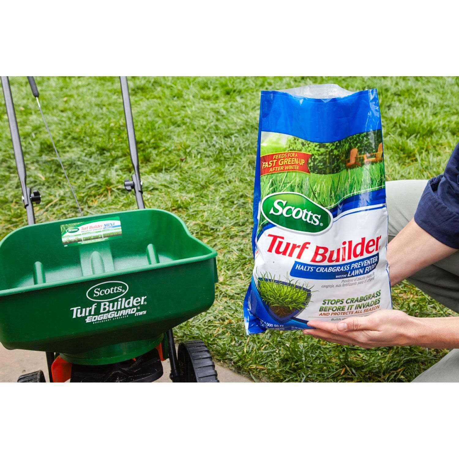 Scotts Turf Builder Halts Crabgrass Preventer with Lawn Food - Image 4