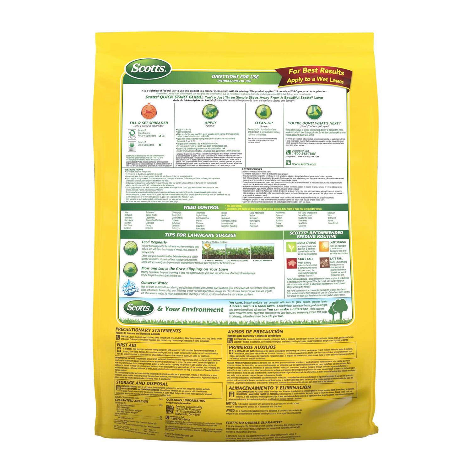 Scotts Turf Builder Weed Feed - Image 4