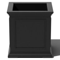 Veradek Brixton Cube 20 Planter Black