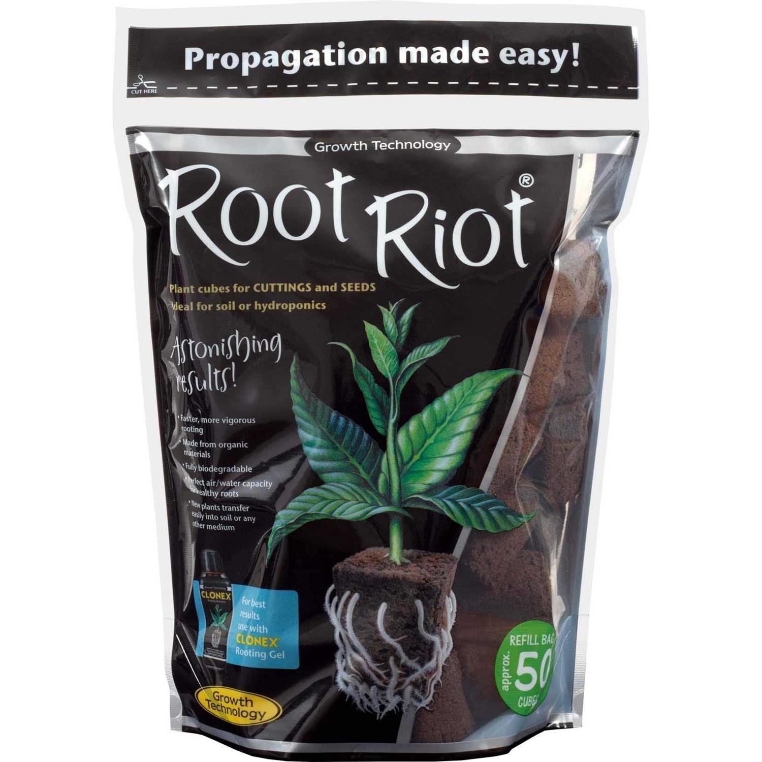 Root Riot Plugs 50 Cubes 714129