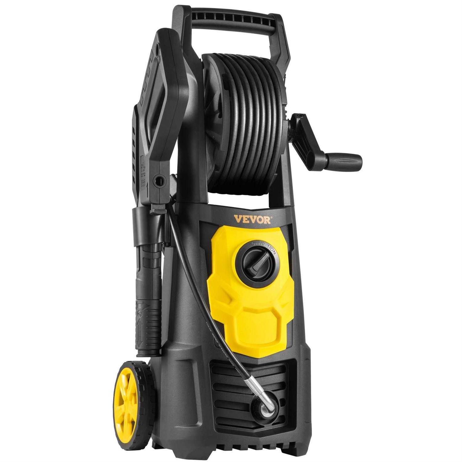 VEVOR Electric Pressure Washer 2000 PSI Max. 1.76 GPM Power Washer w/ 30 ft Hose & Reel - Image 3