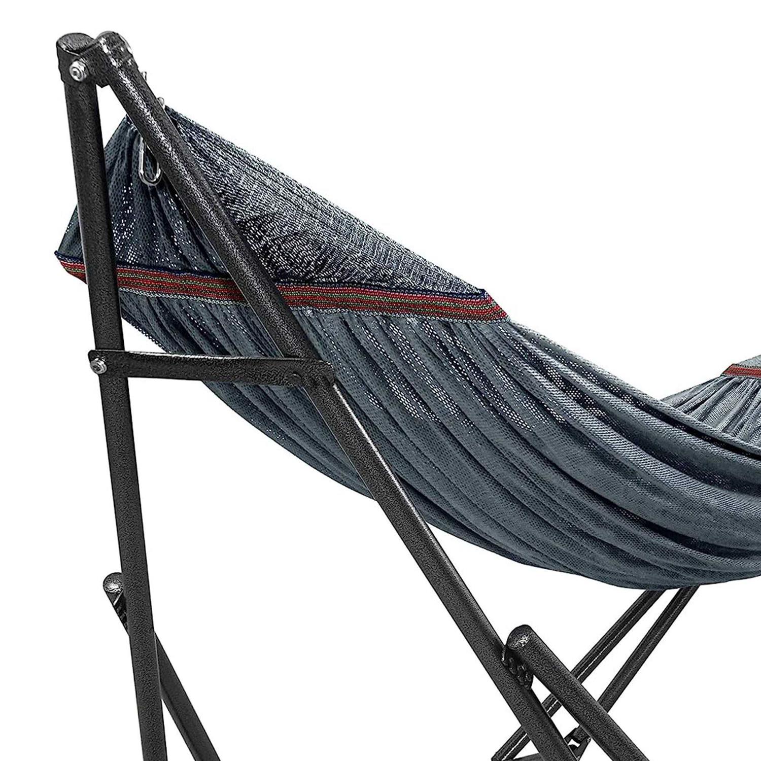 Tranquillo Universal Double Hammock with Adjustable Stand Bag - Image 5