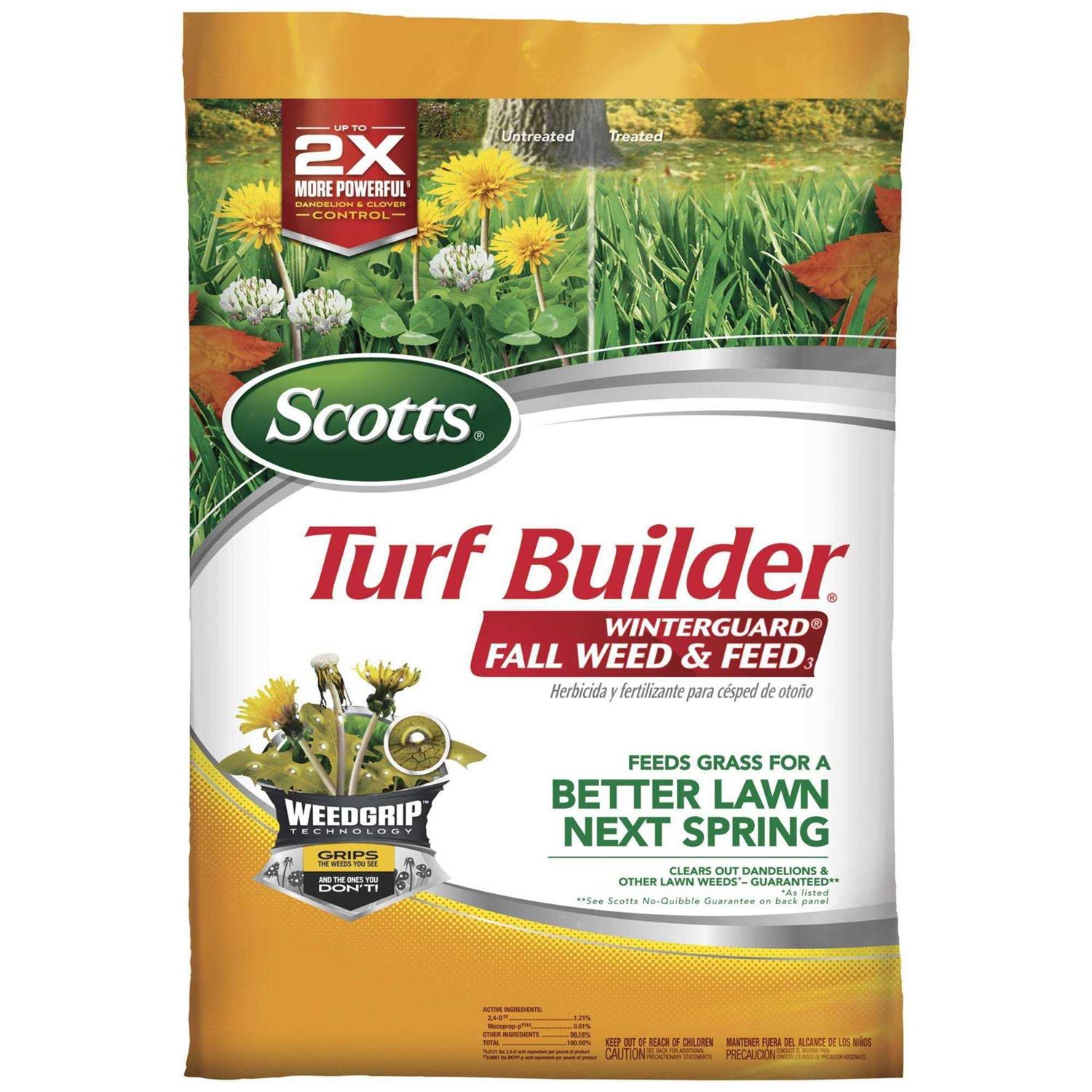 Scotts Turf Builder WinterGuard Fall Weed Feed