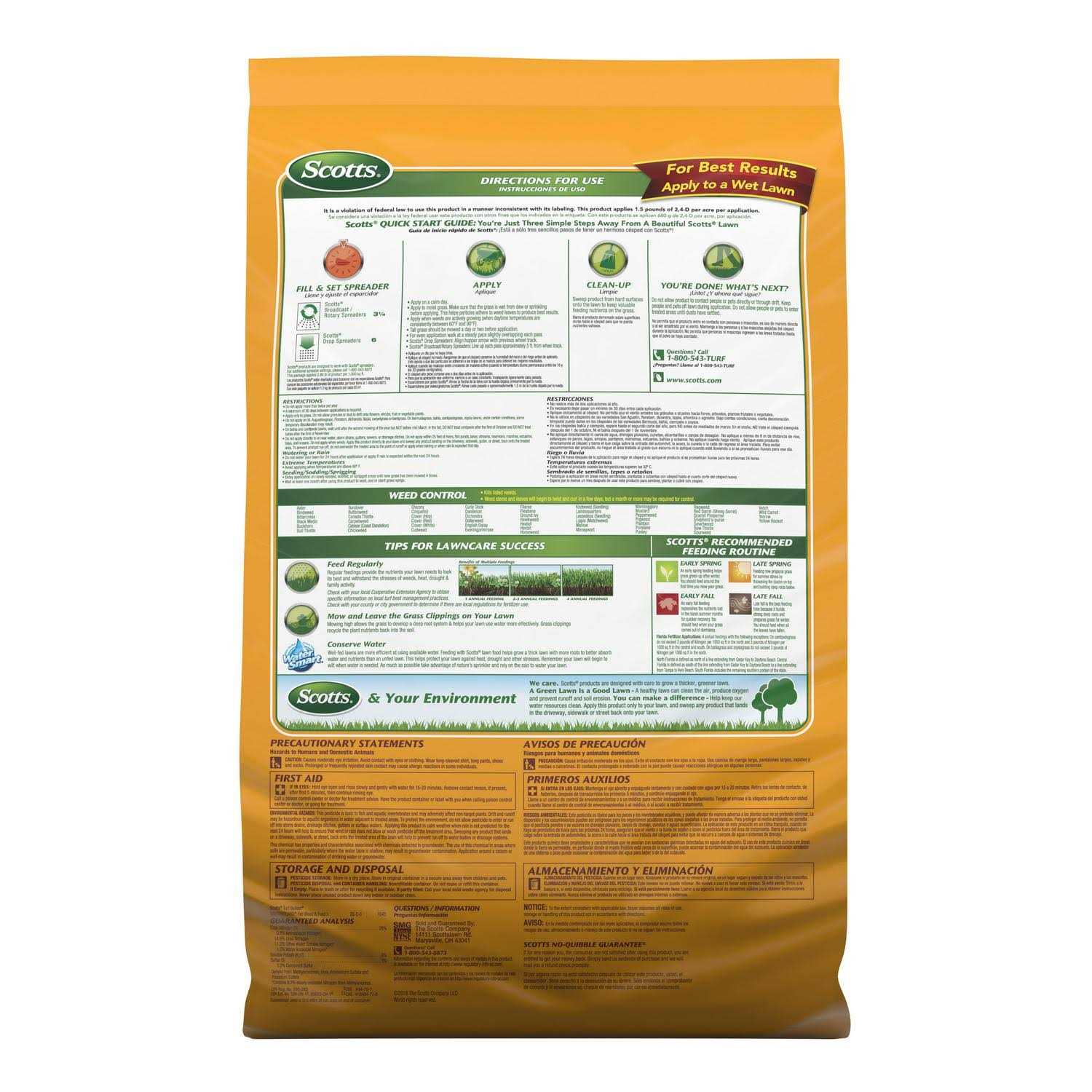 Scotts Turf Builder WinterGuard Fall Weed Feed - Image 4