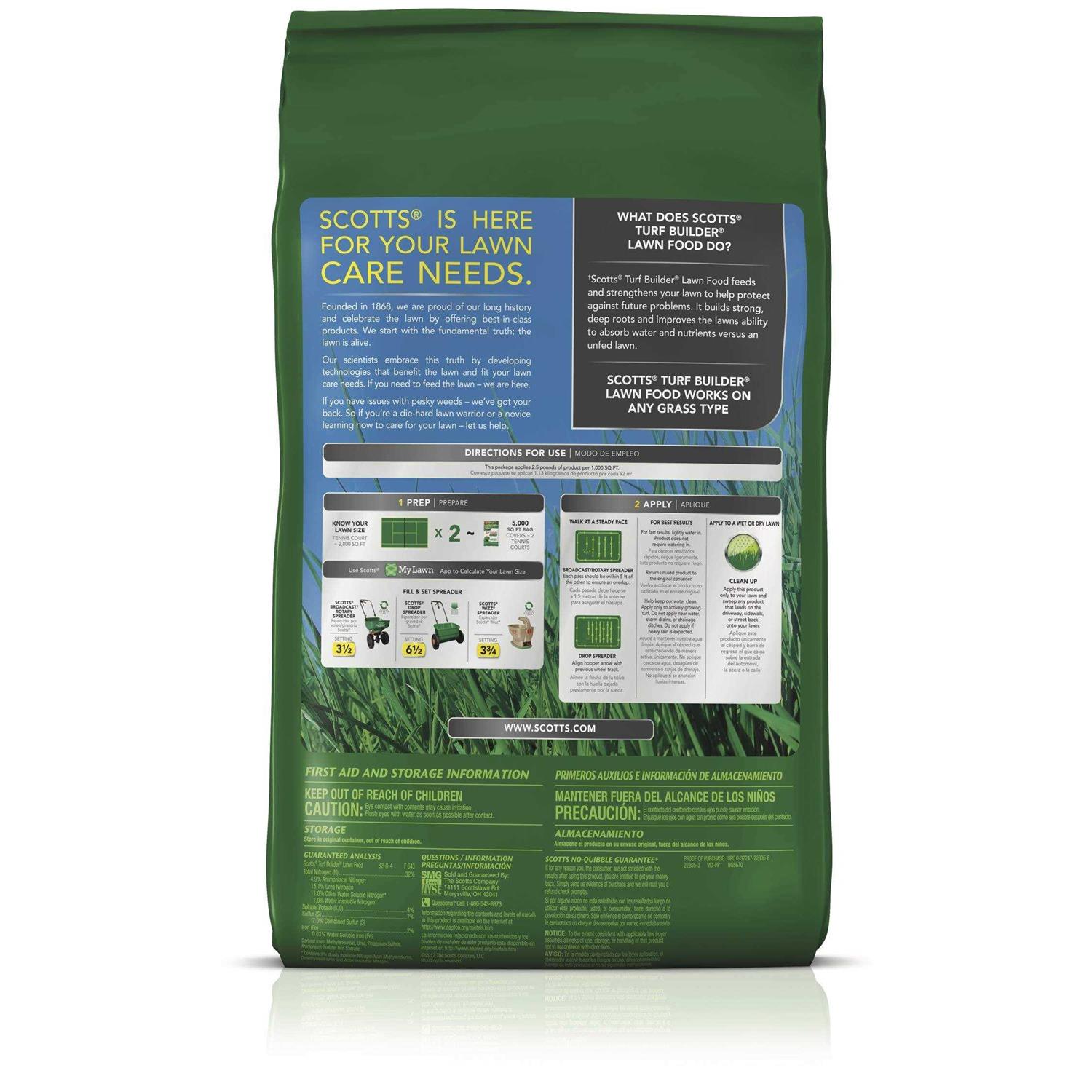 Scotts Turf Builder Lawn Food - Image 3