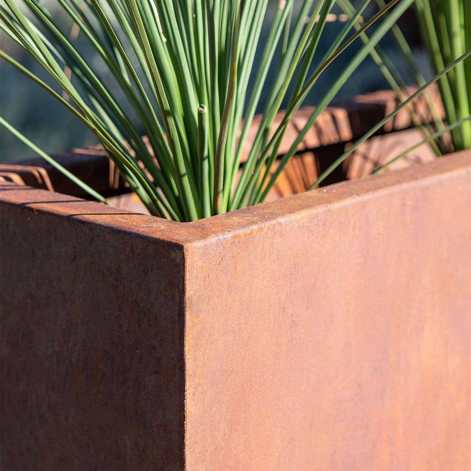Veradek Corten Steel Span Planter - Image 3