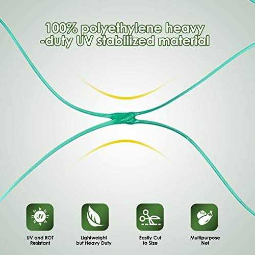 Ruolan Bird Netting for Garden Protect Vegetable Plants and Fruit Trees,Plastic Trellis Netting for Birds, Deer,Squirrels and Other Animals - Image 4