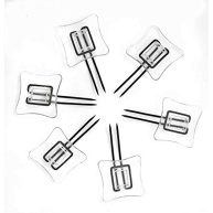 Rug Settlers Rug Pins Pack of 6 Rug Anchors Secure a Rug Over a Rug Anti Slip Pins for mats Runners Plastic Sheets and Throws