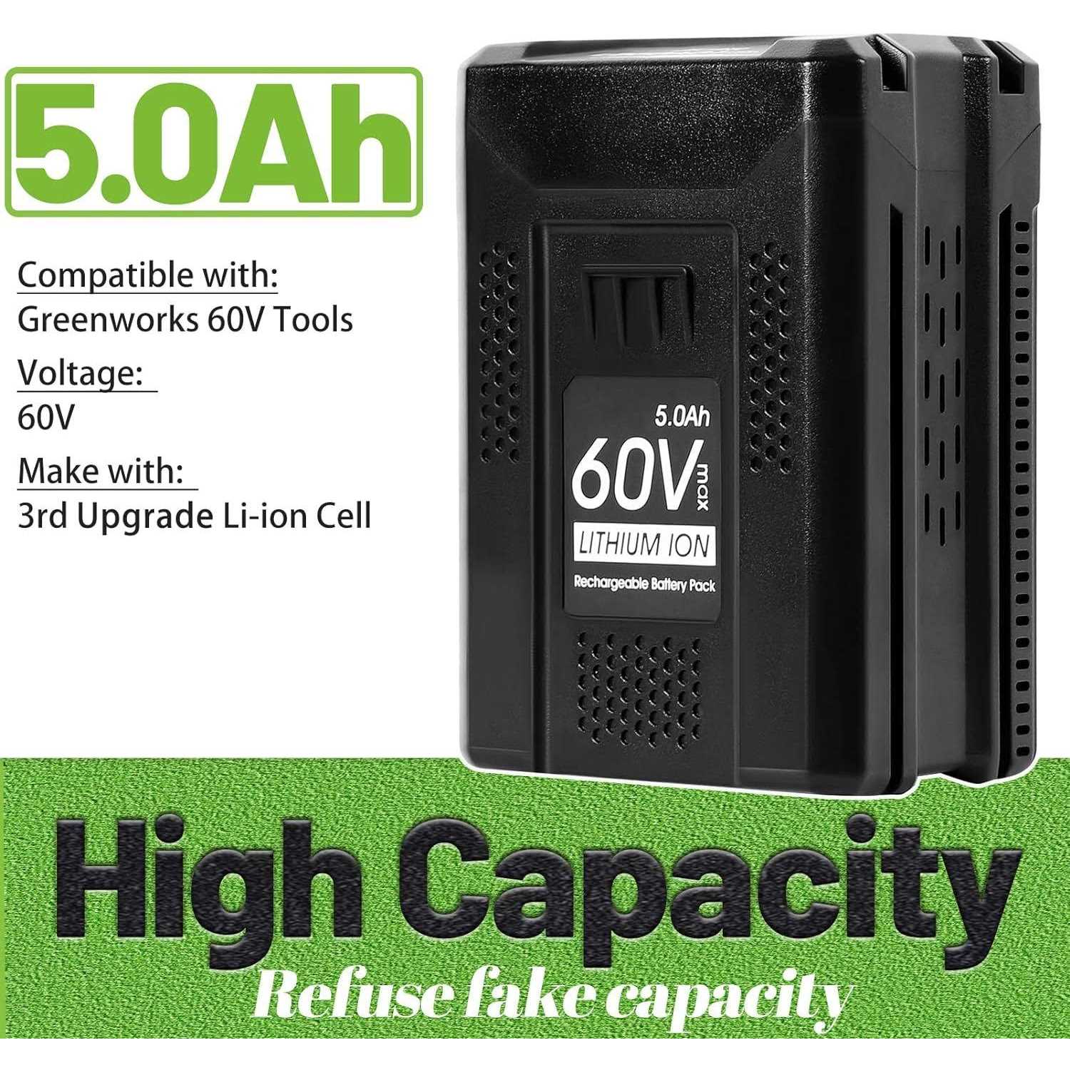 TenHutt Upgrade for Greenworks 60V 5.0Ah - Image 2