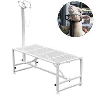 VEVOR Livestock Stand Trimming Stand 51×23 inches Livestock Trimming Stands for Goats YYZJJSCDLZ