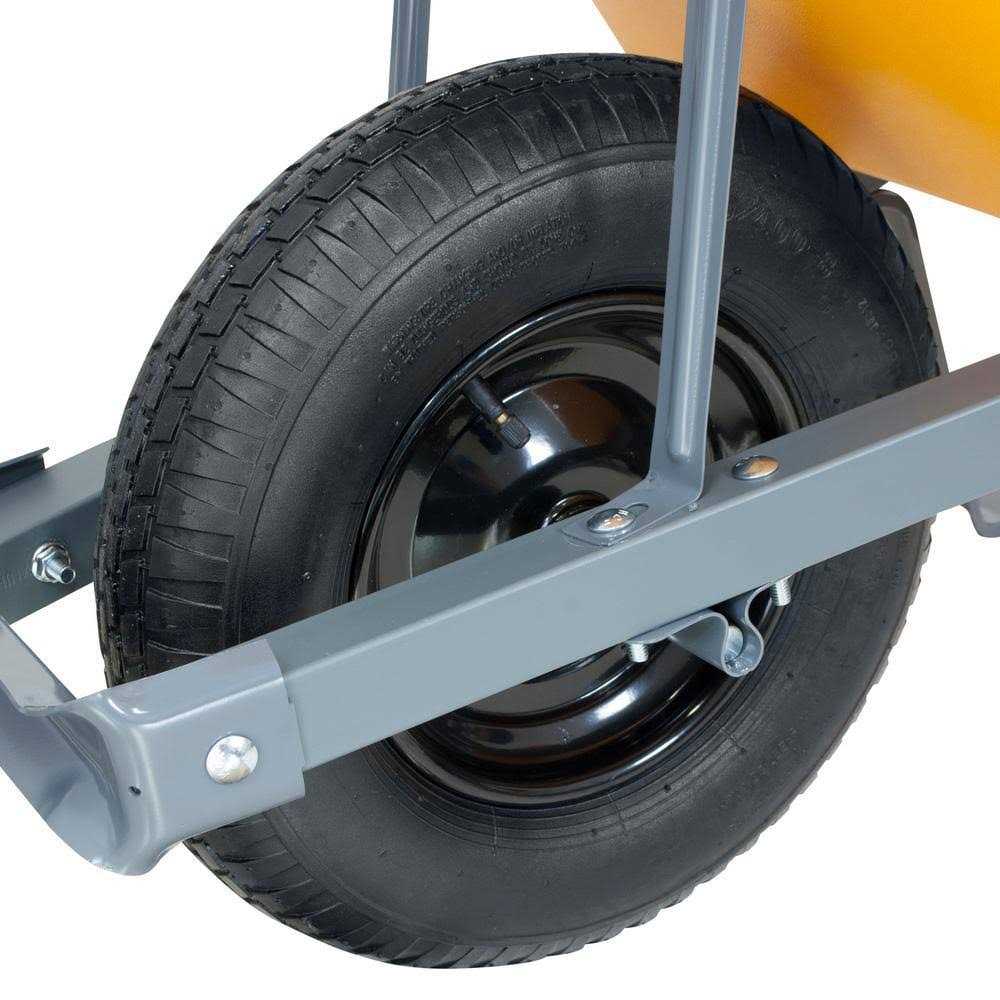 True Temper Poly Residential Wheelbarrow 6 cu ft - Image 3