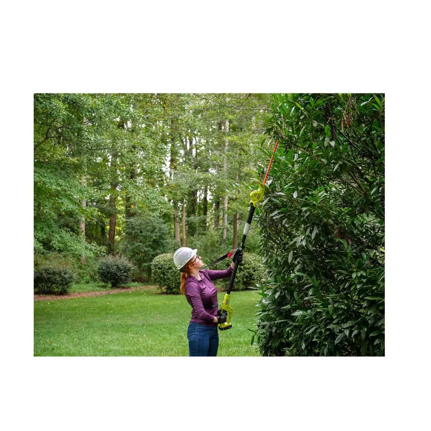 RYOBI ONE+ 18V 18in. Cordless Battery Pole Hedge Trimmer - Image 4