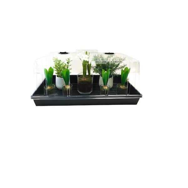 Viagrow 10 in. x 20 in. Extra-Strength Quad Seed Starter Propagation Tray - Image 4