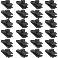 Tarp Clips Heavy Duty Lock Grip Clamps Thumb Screw Tent Clip Secures Tarps Awning Clamp Set for Camping Tarps Awnings Caravan Canopies Car Covers