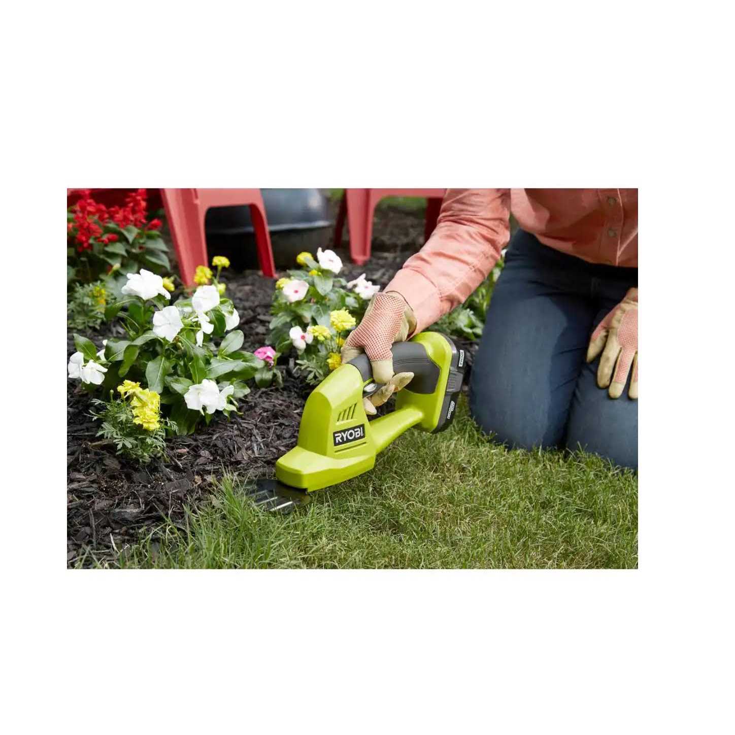 Ryobi Deal Finders ONE+ 18-Volt Cordless Battery Grass Shear Trimmer - Image 3