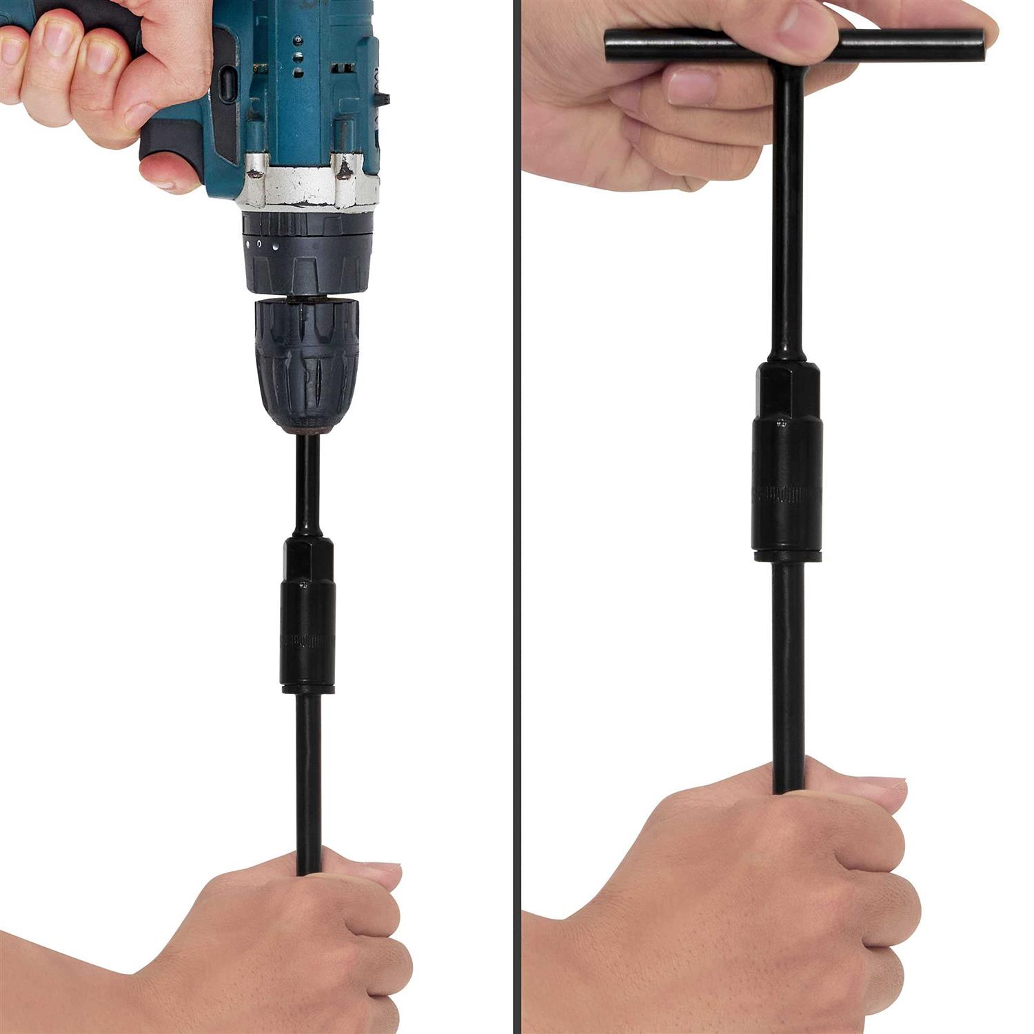 VASGOR 16” Ground Anchors Easy to Use with Drill Heavy Duty Anchor Hook for Camping Tent - Image 2