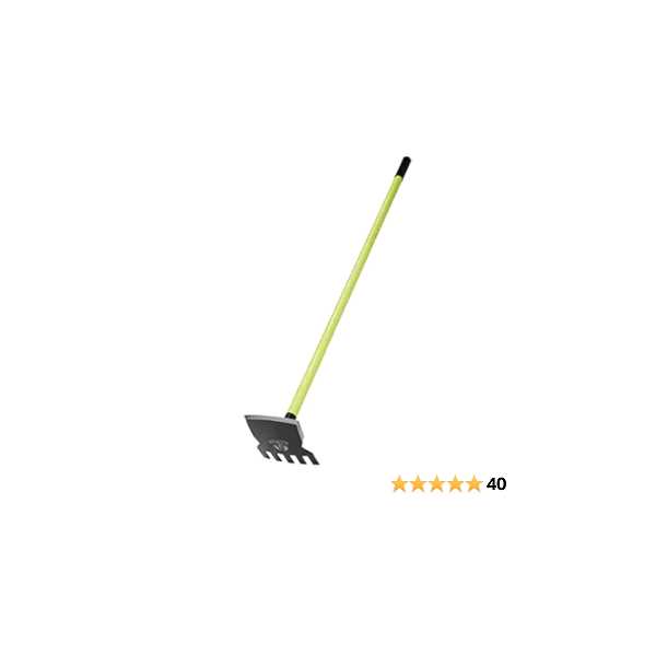 Rogue Hoe F70HR54-5FH Rogue Hoe 7 Hoe/Rake with 54 Fiberglass Handle - Image 3