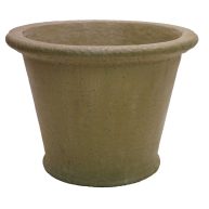 Unbranded 27-in W x 20-in H Desert Sand Concrete Outdoor Planter 07-108513DS