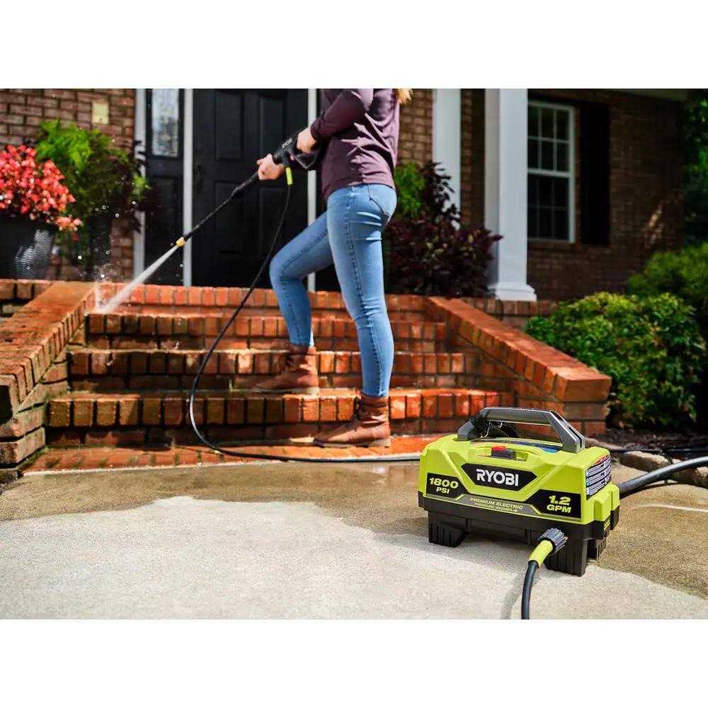 RYOBI 1800 PSI 1.2 GPM Cold Water Electric Pressure Washer - Image 2