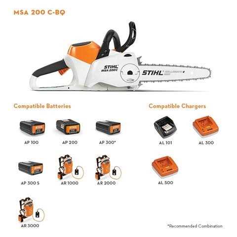 Stihl MSA 200 C-BQ Battery Chainsaw - Image 2