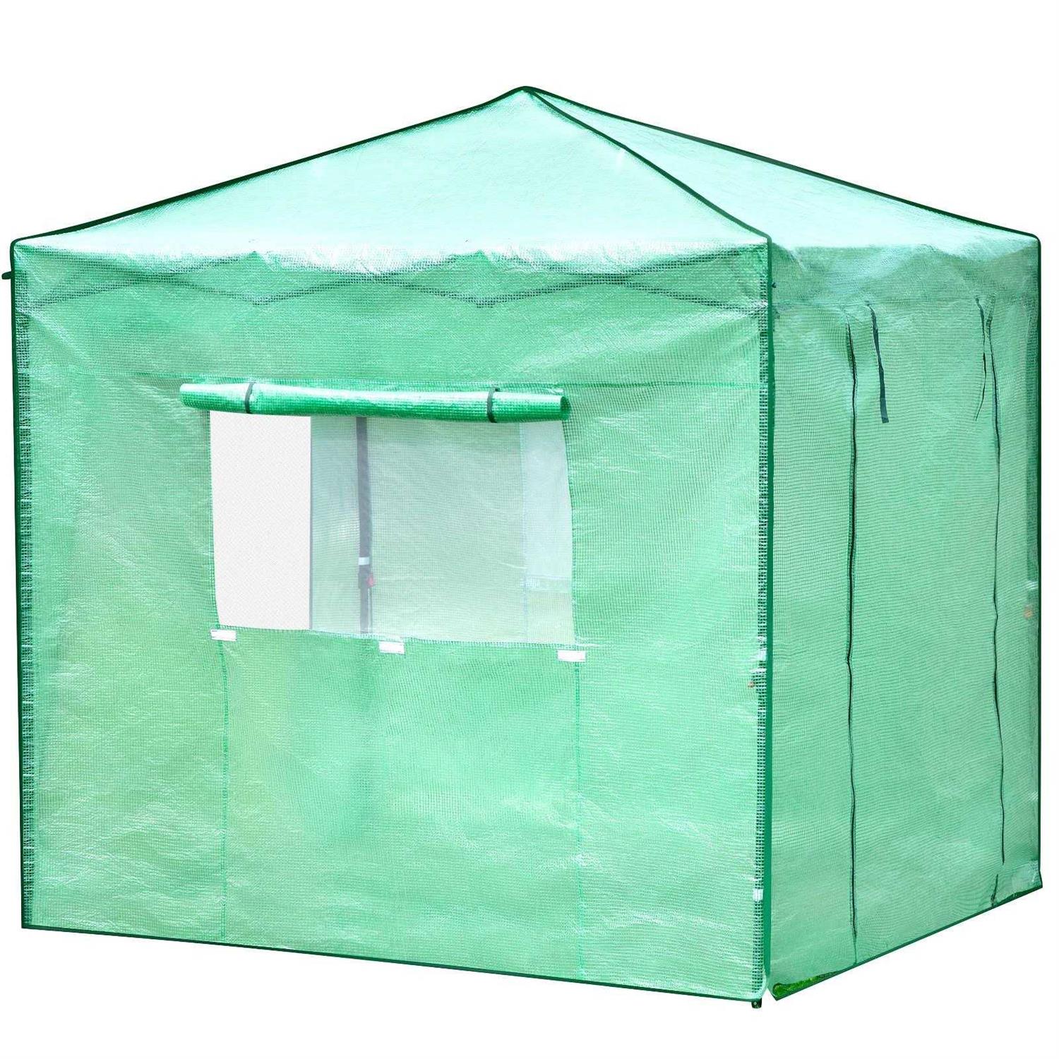 VEVOR Pop-Up Greenhouse Portable Greenhouse with Doors & Windows Set Up in Minutes - Image 3