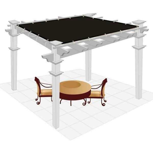 Shatex 90% Shade Fabric Sun Shade Cloth with Grommets for Pergola Cover Canopy - Image 5