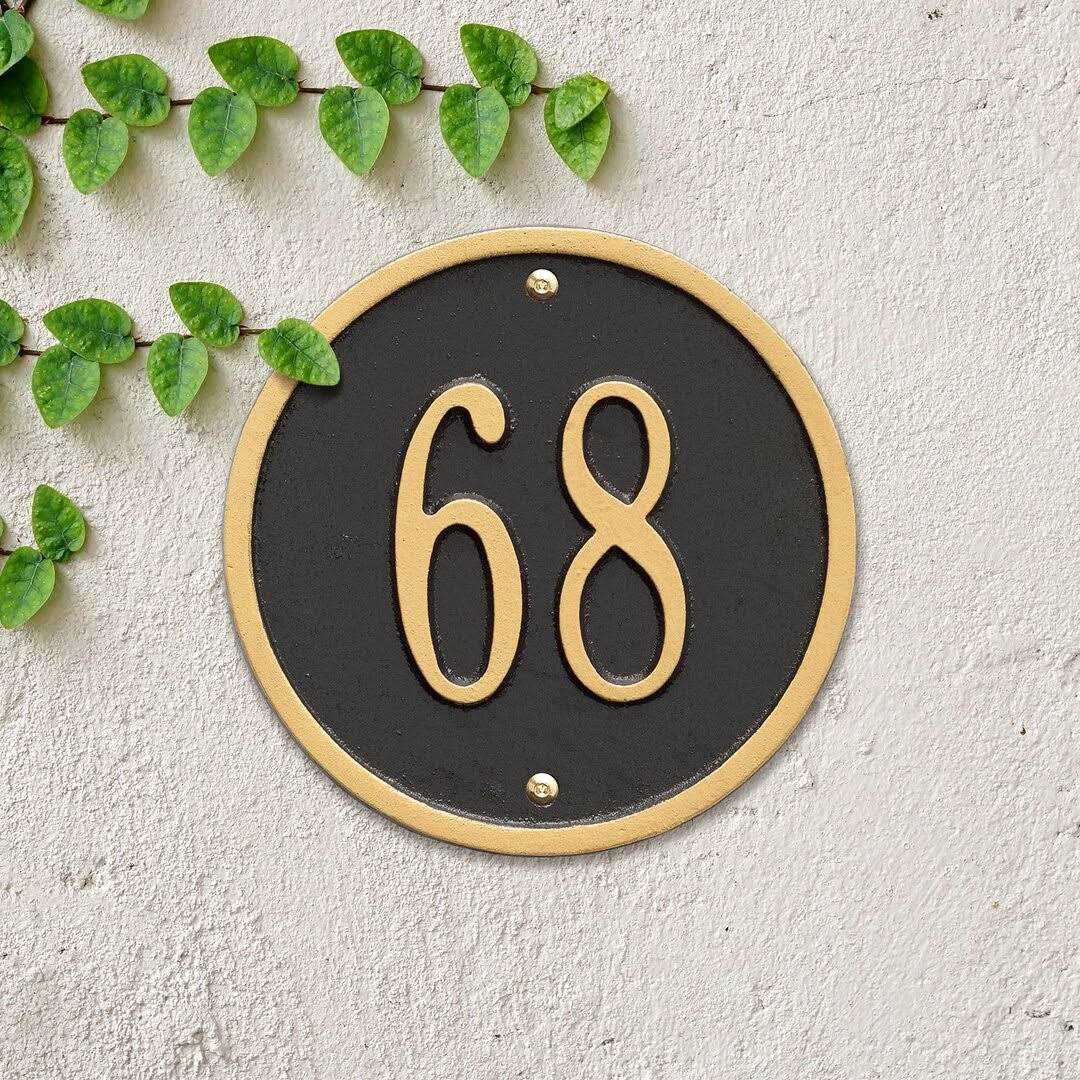 Whitehall Round 1-Line Wall Plaque - Image 4