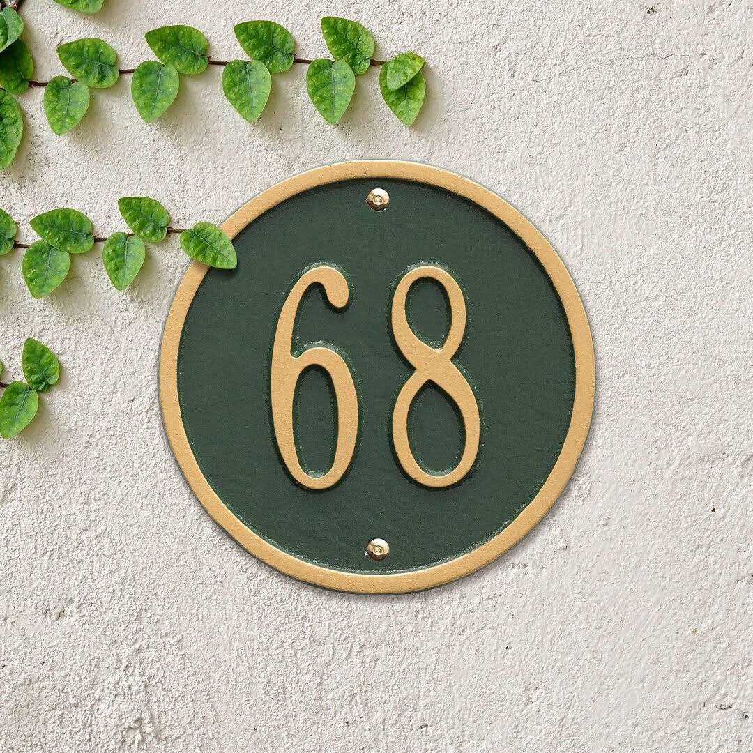 Whitehall Round 1-Line Wall Plaque - Image 2