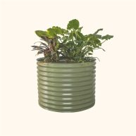 Vego Garden Tall Round Metal Raised Garden Bed