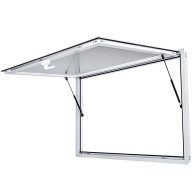 VEVOR Concession Window for Food 36 Inch Concession Stand Serving Window Door with Double-Point Fork Lock
