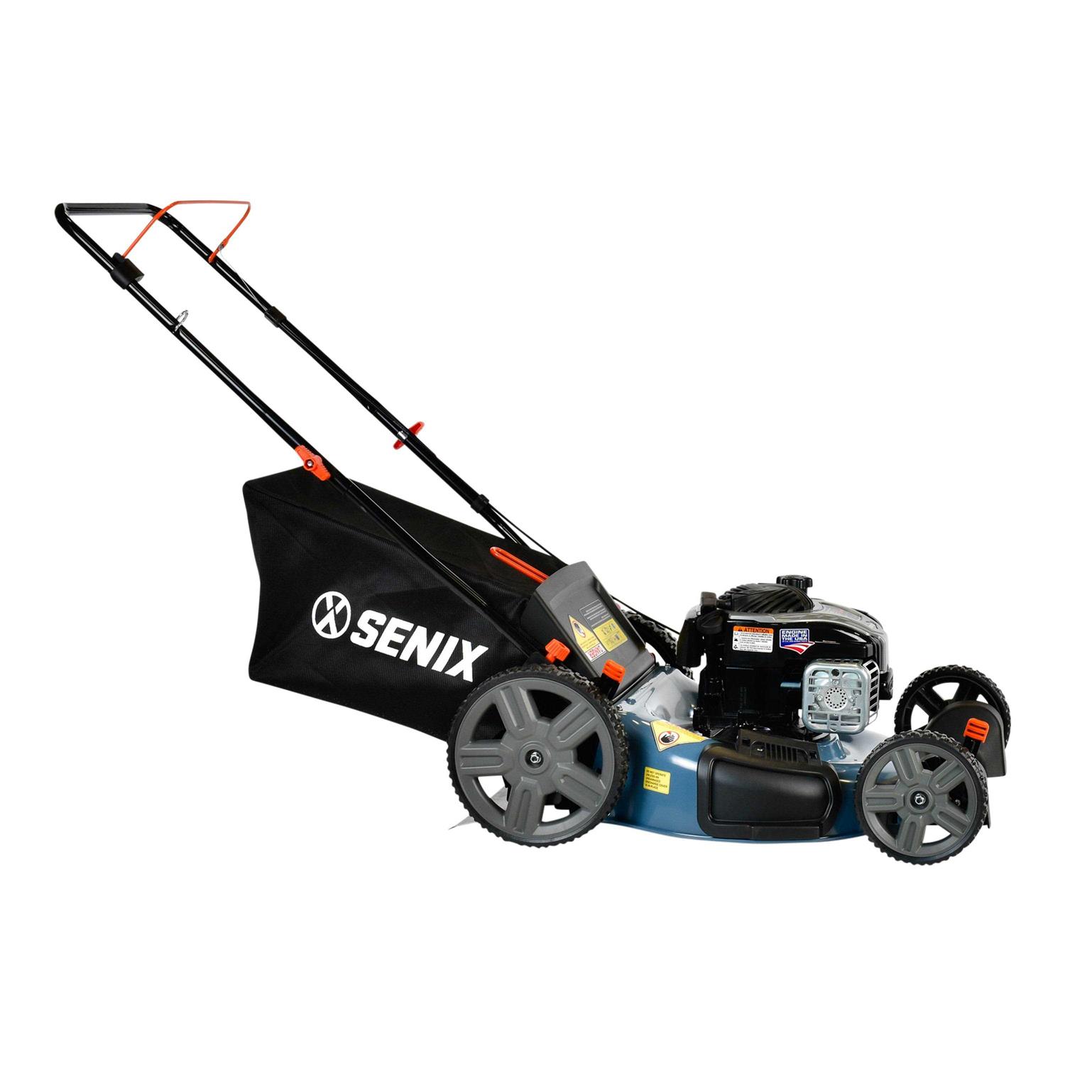 Senix 21 In. 140cc 4-Cycle Gas Powered Push Lawn Mower - Image 3
