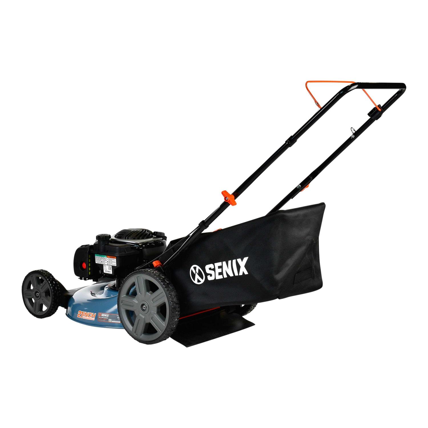 Senix 21 In. 140cc 4-Cycle Gas Powered Push Lawn Mower - Image 4