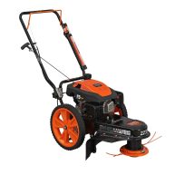 YARDMAX 22 in. 170cc Gas Walk Behind String Trimmer Mower