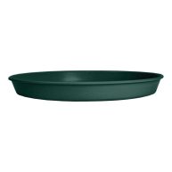 The HC Companies Round Prima Plastic Plant Saucer Indoor Outdoor Plant Trays for Pots