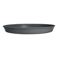 The HC Companies Round Prima Plastic Plant Saucer Indoor Outdoor Plant Trays for Pots
