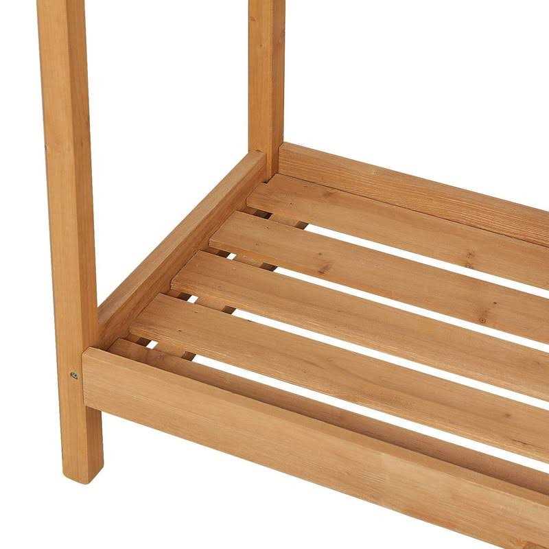 Topeakmart Outdoor Potting Bench Table Work Station Garden Planting with Cabinet & Drawer & Top Shelf & Lower Shelf - Image 3