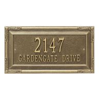Whitehall Personalized Gardengate Grande Plaque
