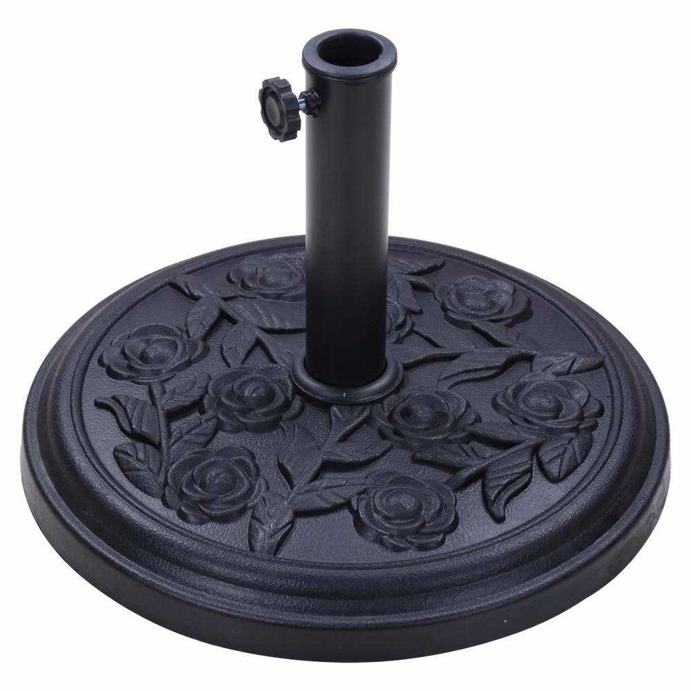 S4O Deluxe Patio Umbrella Base with Rose Design Base 92837
