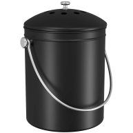 Utopia Kitchen Compost Bin for Kitchen Countertop 1.3 Gallon Compost Bucket for Kitchen with Lid
