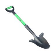 Spear Head Spade Reinforced Fiberglass Gardening Shovel with Cushioned D Grip