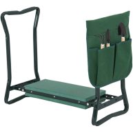 Smartxchoices Folding Garden Kneeler Seat Garden Bench Stool with Handles Multi-use Pouch