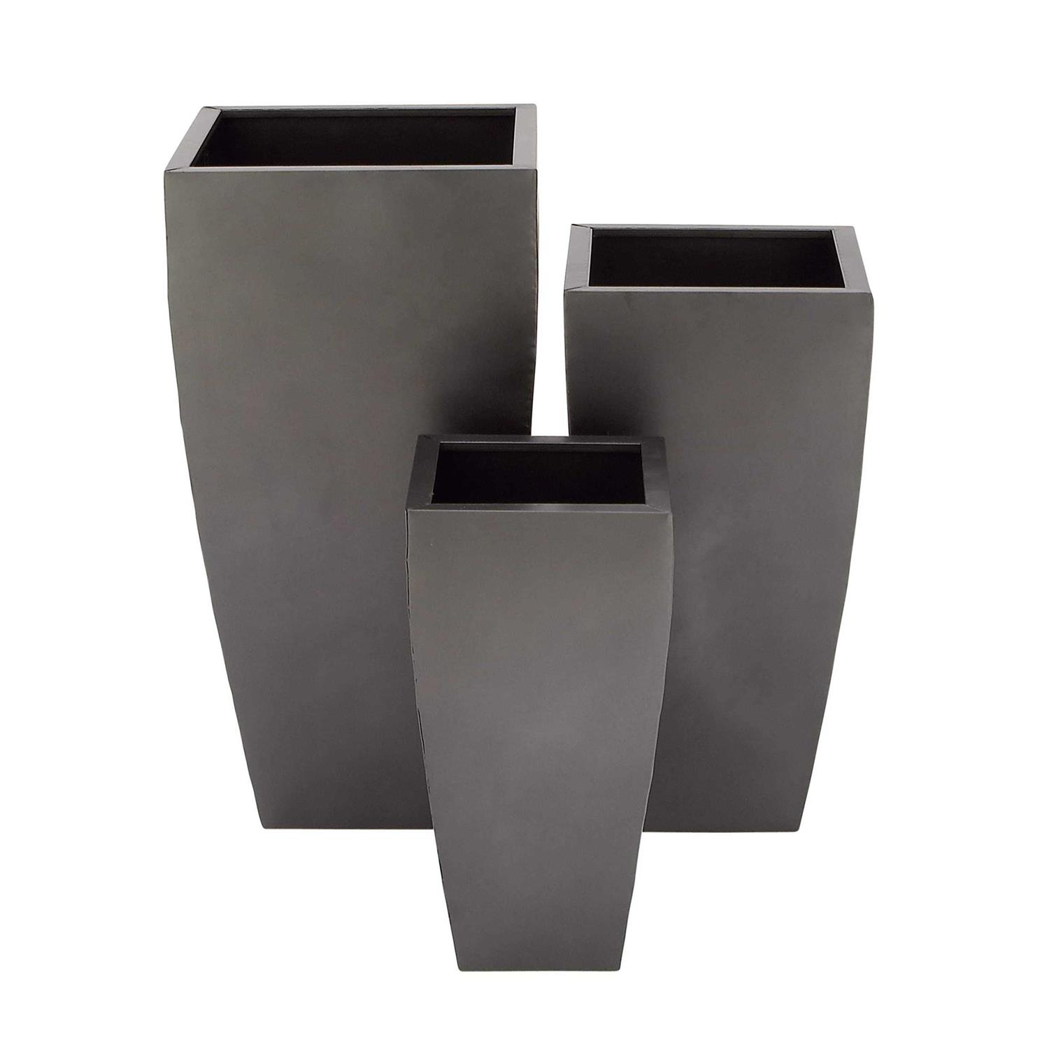 Simple Metal Planter Set of 3