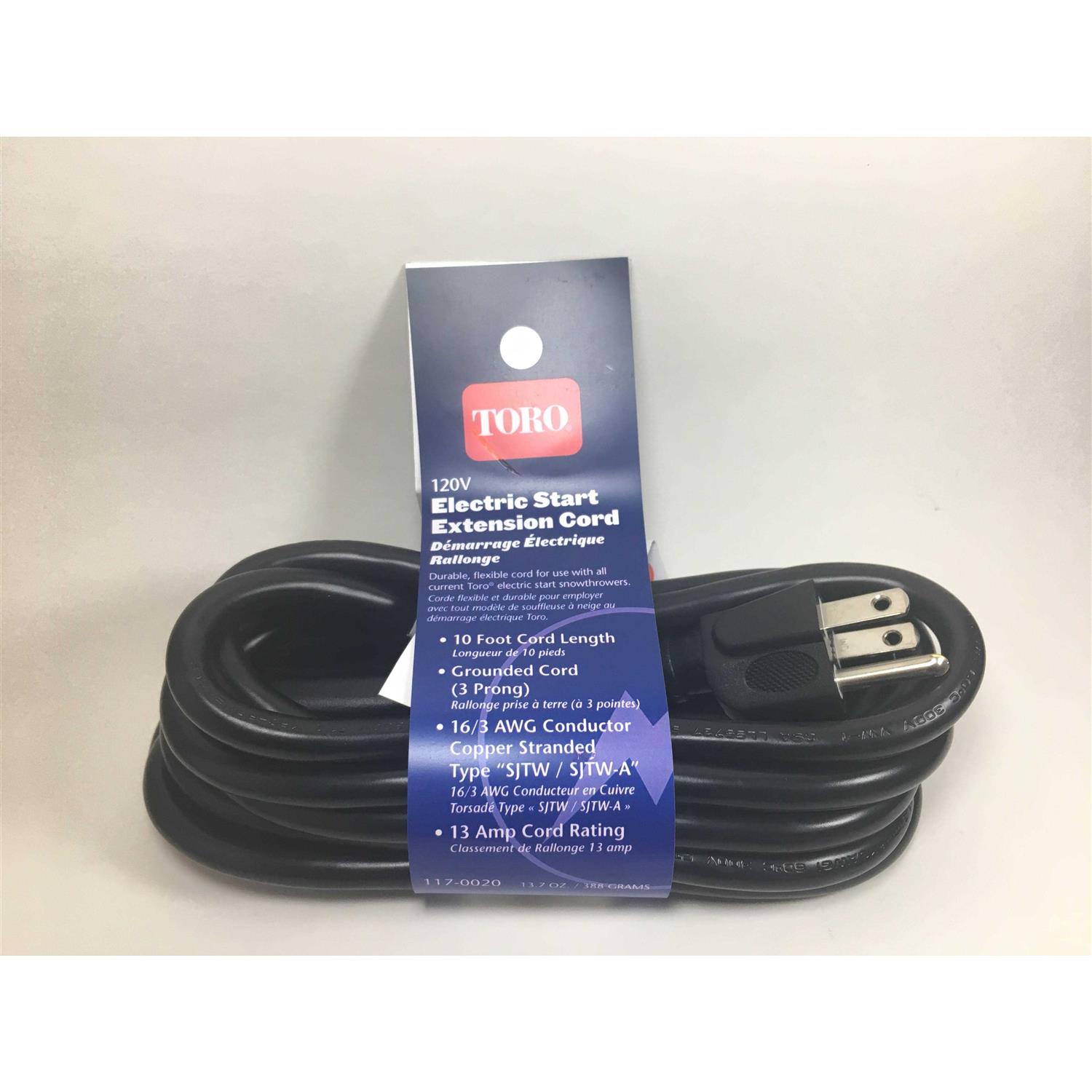 Toro 120V Electric Start Extension Cord 117-0020 - Image 2