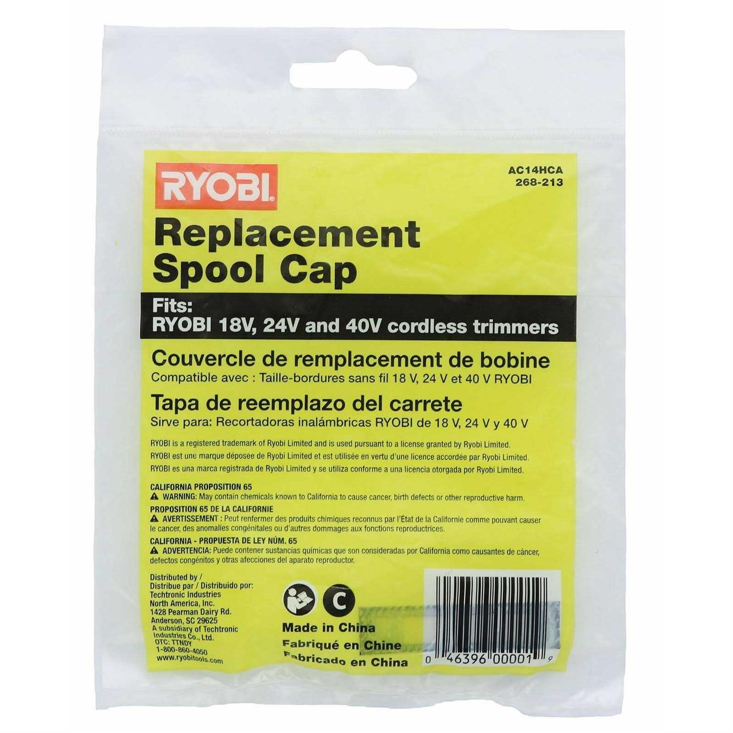Ryobi Ac14hca Genuine OEM One+ Replacement Spool Cap for Ryobi One+ 18V - Image 4