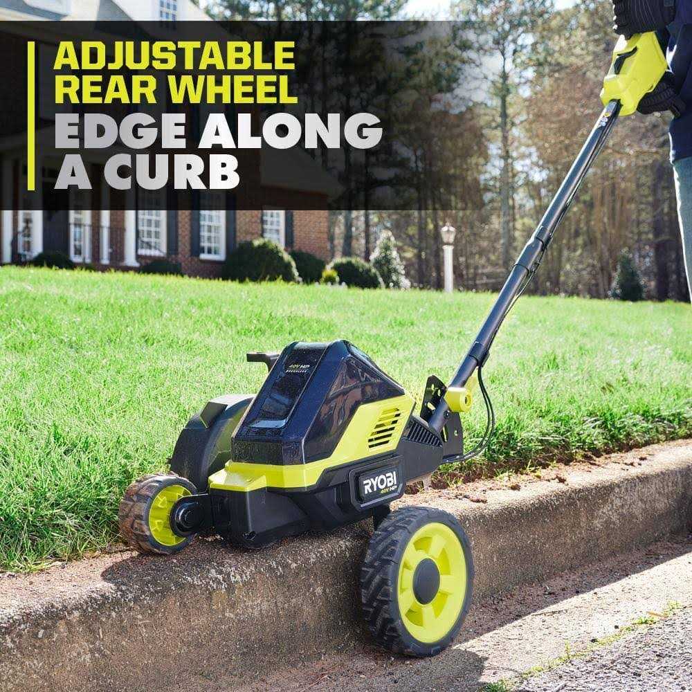RYOBI 40V HP Brushless 9 in. Cordless Edger - Image 4