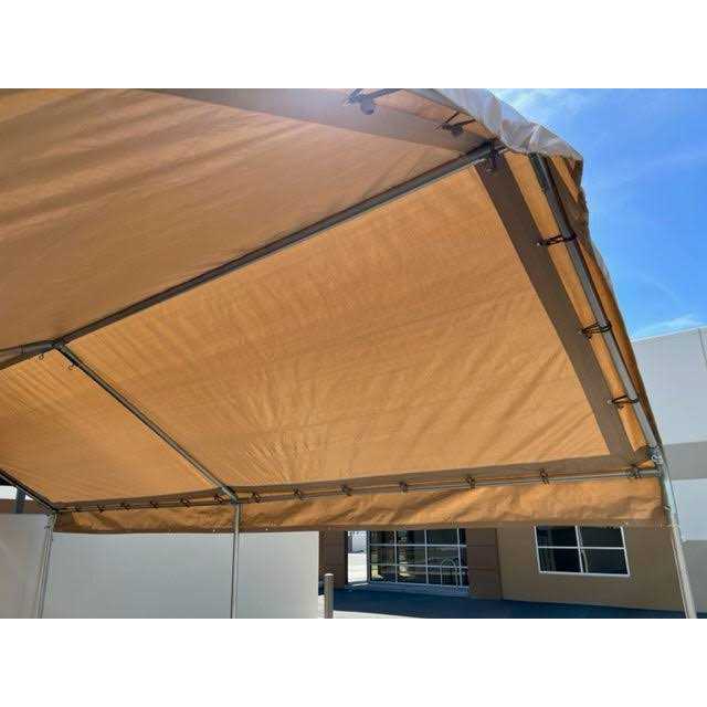 Skilcut Extra Heavy Duty Premium 16 Mil Valance Replacement Canopy Tarp Top Cover - Image 4