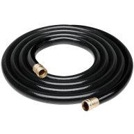 Worth Garden 5/8 in. x Medium Duty Black Vinyl Garden Hose